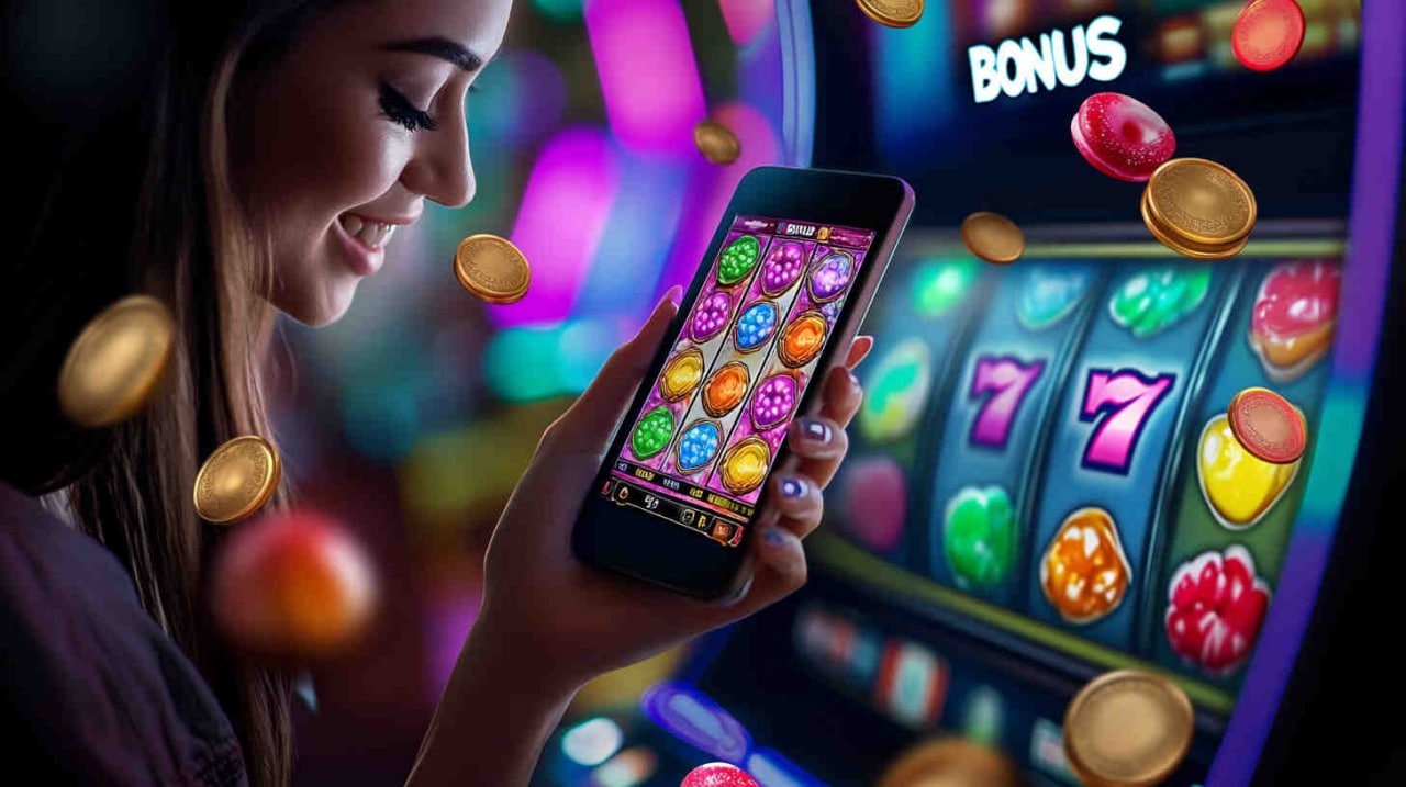 Antarmuka permainan slot Microgaming dengan grafis HD