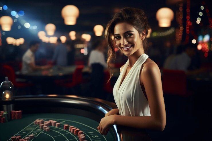 Roulette langsung dengan roda fisik yang diputar oleh dealer